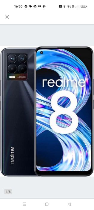 Sprzedam teleton realme 8 6/128 GB jak nowy.