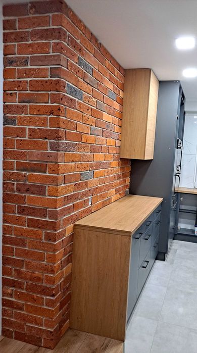 Cegła cięta lico starej cegły loft ceglane płytki Cegła industrial Środki