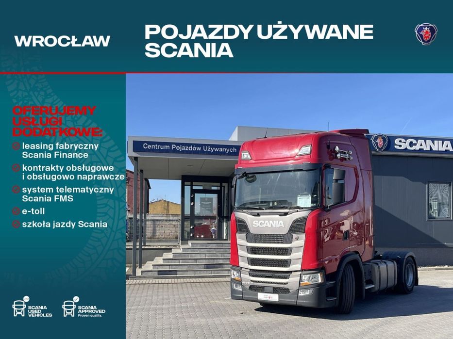 Scania S 450 A4x2NA 4 poduszki Solary Klimatyzacja  S 450 A4x2NA 4 poduszki Solary Klimatyzacja