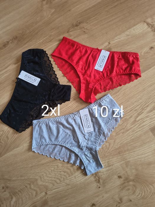 Majtki damskie 3 sztuki 2xl