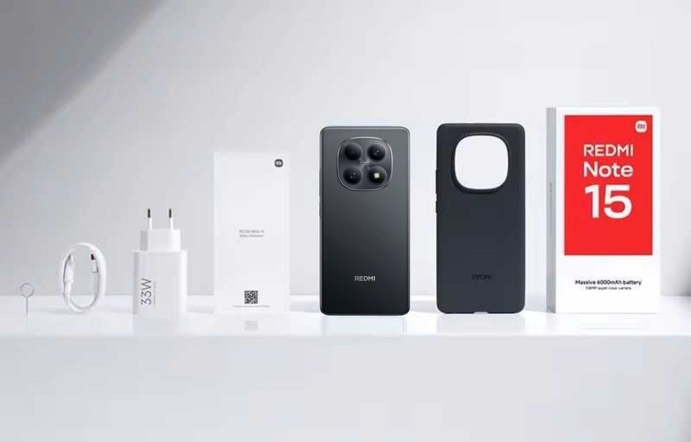 Xiaomi Redmi Note 15 8/256 Black Global з зарядним пристроєм