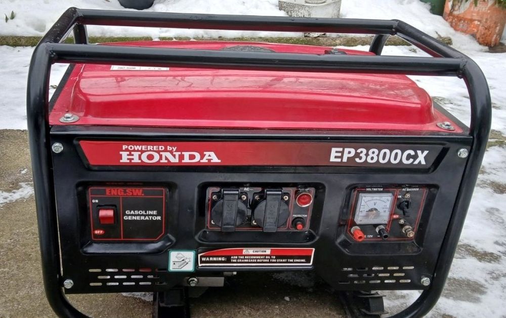 Генератор HONDA EP3800CX на бензині і газу