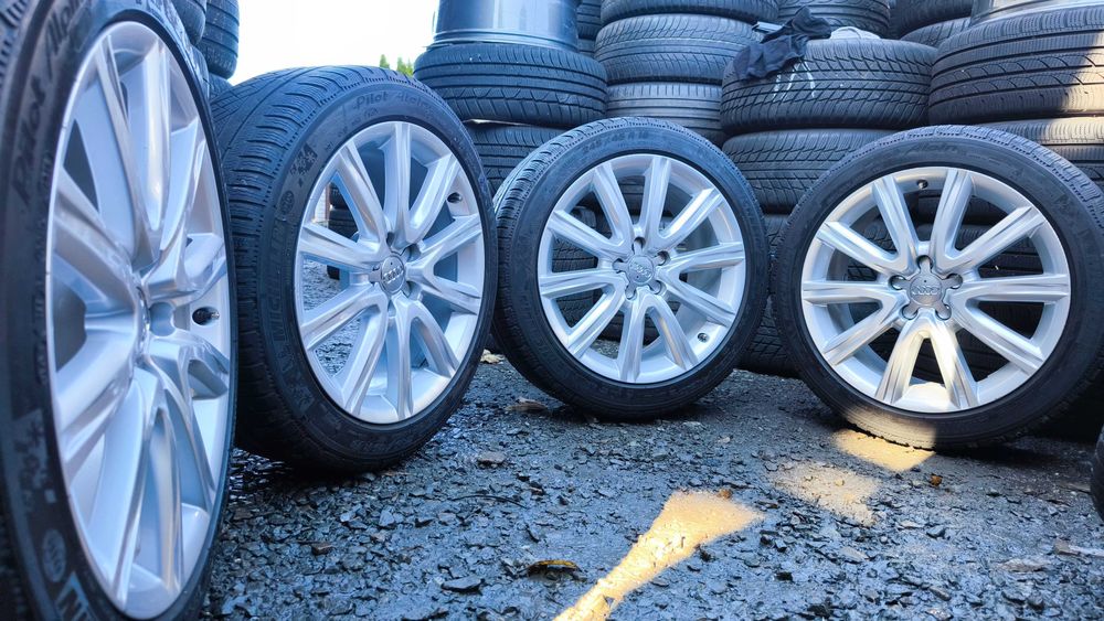 Koła Audi A4 A5 A6 C8 A8 A7 Q5 SQ5 Q3 18 cali 5x112 ET39 Opony 245/45
