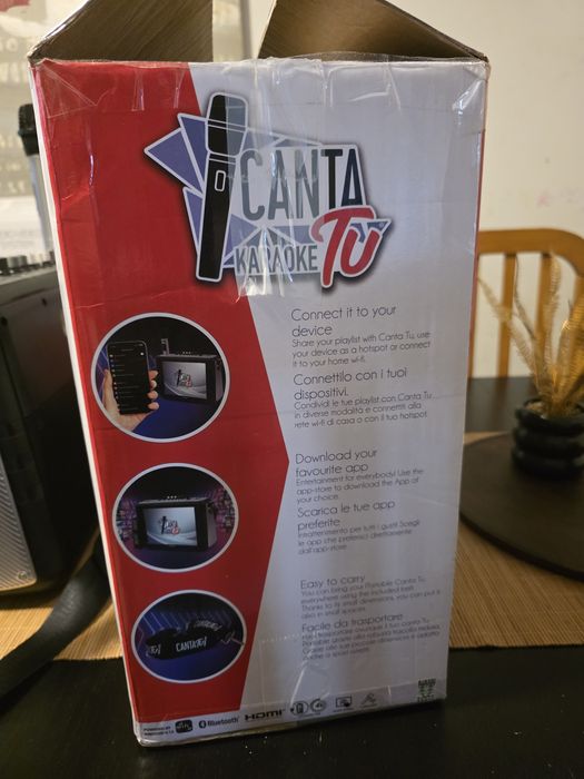 Sistema de Karaoke Canta Tu (Ecrã Tátil Android, Wi-Fi e YouTube)