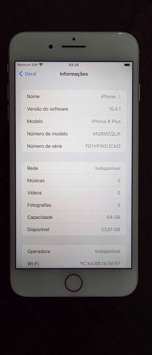 Iphone 8 Plus 64GB - Desbloqueado