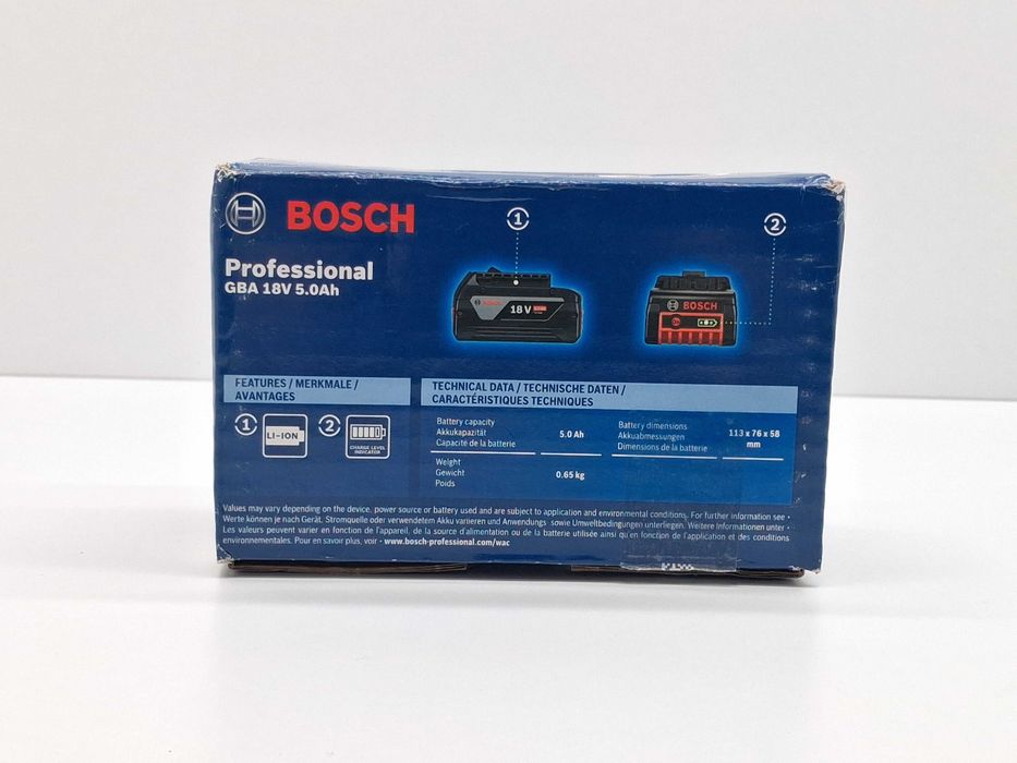 Akumulator BOSCH Professional GBA 18V 5Ah 1600A002U5