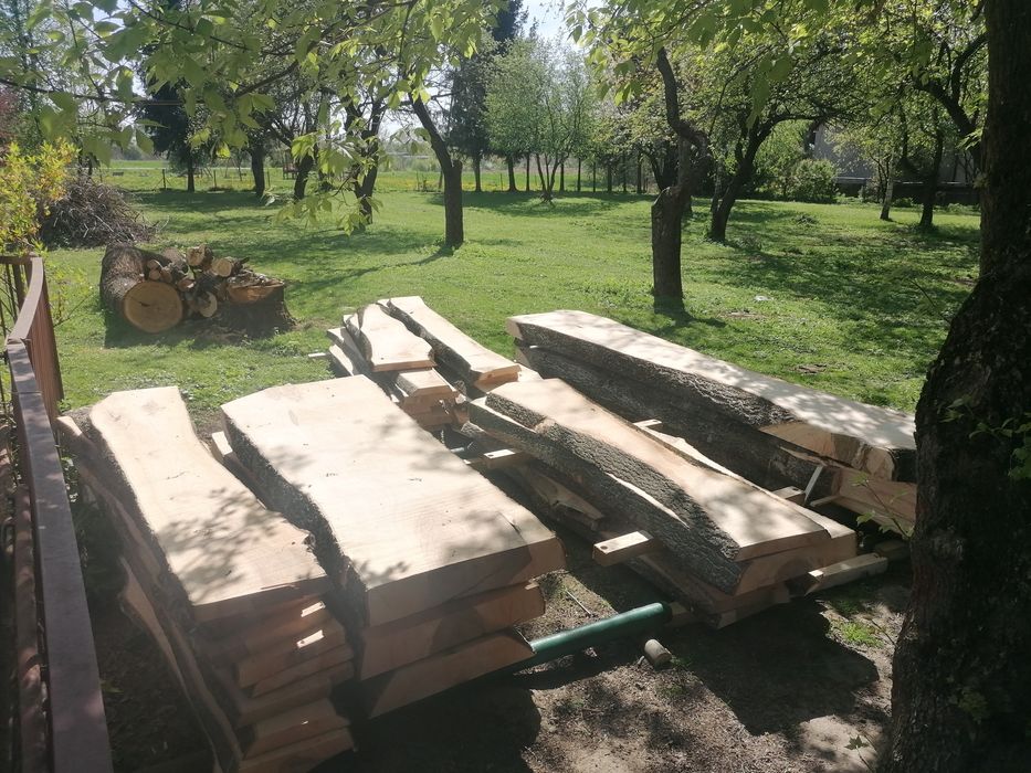 Drewno, brusy, deski  jesion