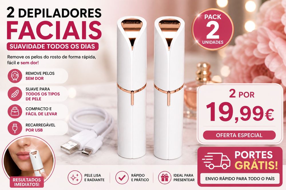 Pack de 2 Depiladores Faciais