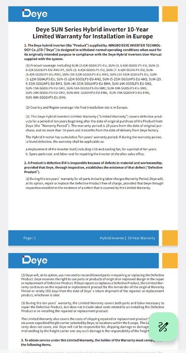 Inversor híbrido DEYE 6000W 12000W 6kw 12kw