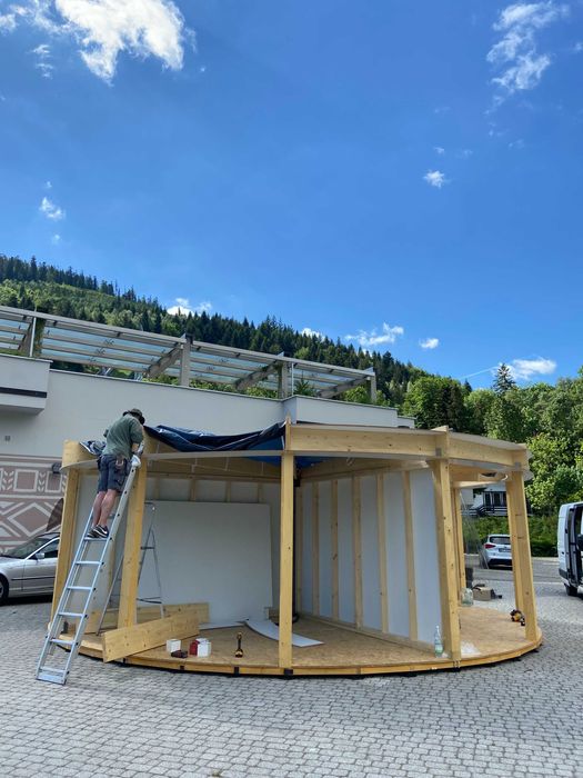 Pawilon plenerowy, wolnostojący