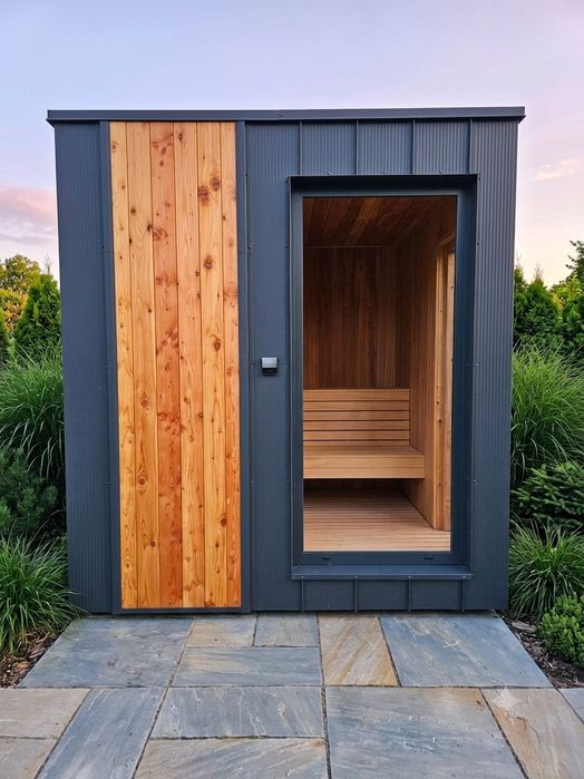 Sauna ogrodowa strefa spa