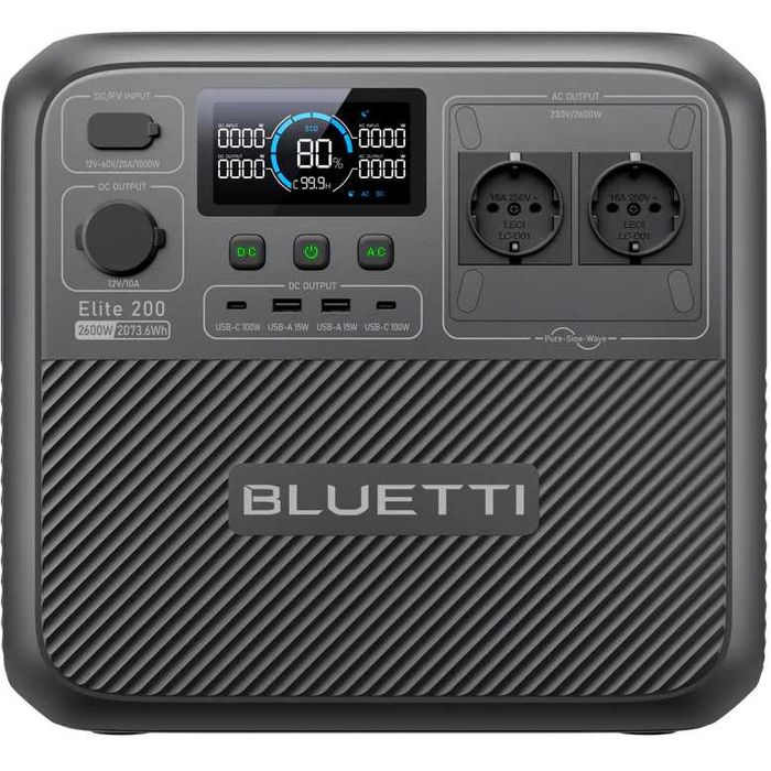 Зарядна станція Bluetti Elite 200 V2, 2600 Вт, 2073 Вт*год / НОВА / В НАЯВНОСТІ