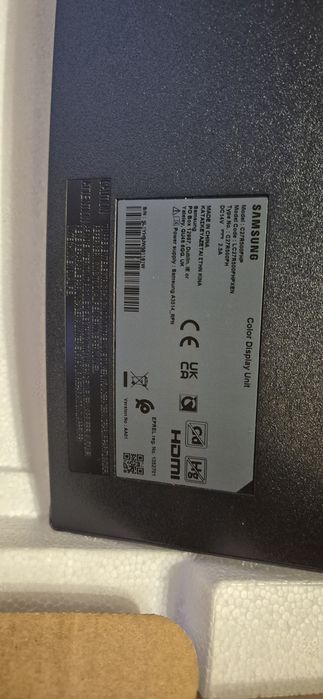 Monitor Samsung 27 cali curved nowy
