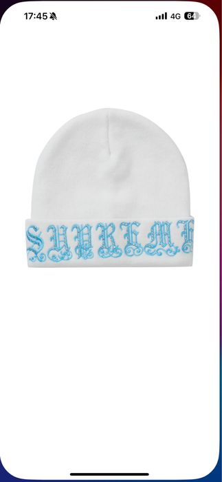 Gorro Supreme Old English Rhinestone
