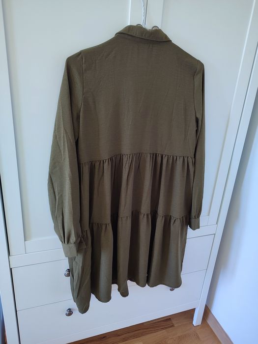Sukienka babydoll khaki Sinsay XS/S