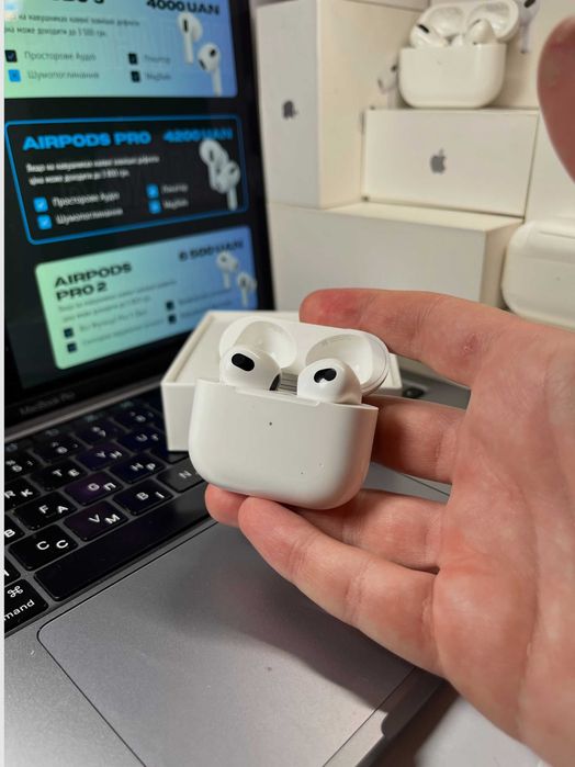 Наушники airpods 3 оригинал аирподс