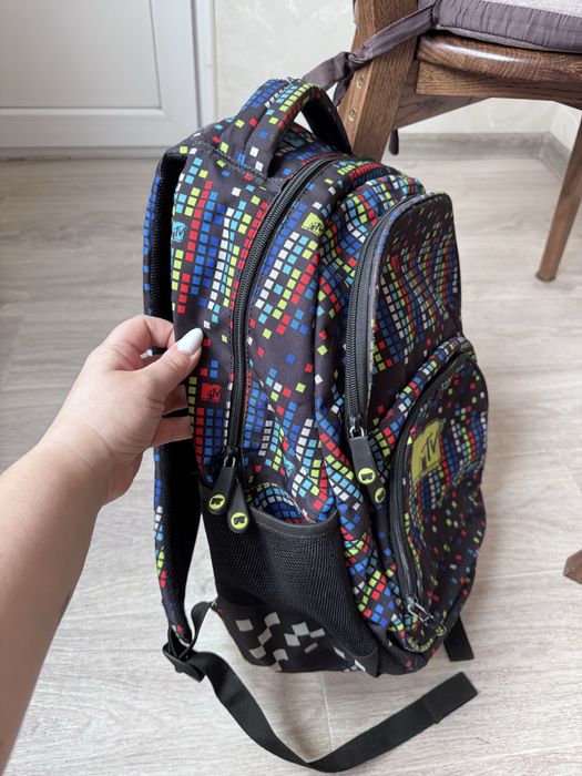 Школьный рюкзак польский MTV с рисунком усиленная спинка