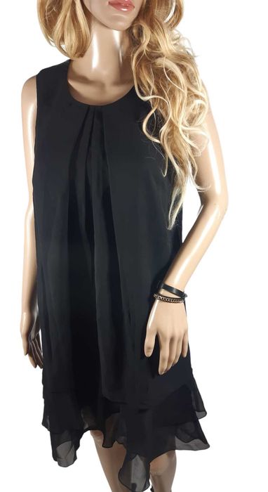 Nowa czarna elegancka sukienka 36,S/38,M BonPrix