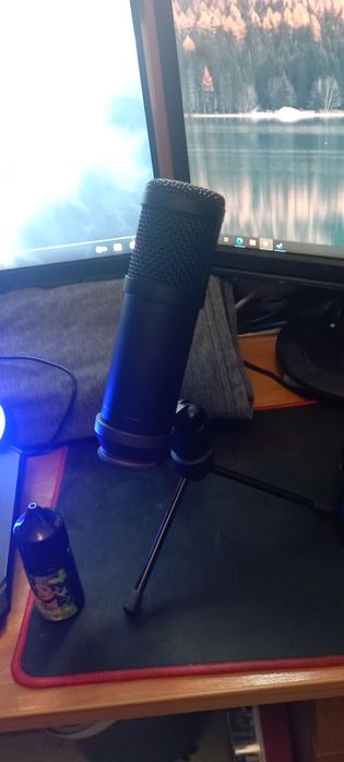 Микрофон конденсаторный GamePro для стрима, подкастов и звукозаписи