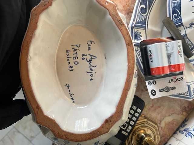 Terrina com travessa com desenhos Pateo 89