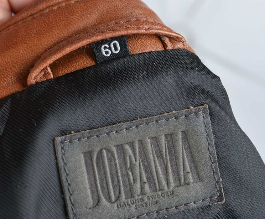 JOFAMA skórzana kurtka męska 100% skóra jagnięca 58 4XL