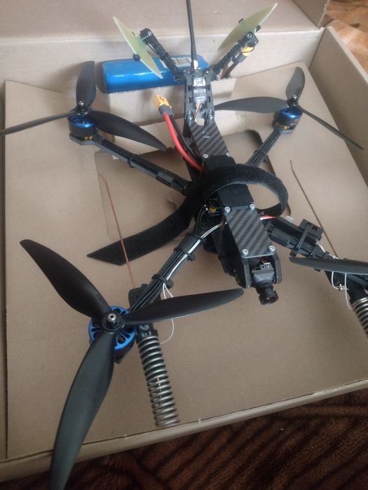 Новий Дрон ФПВ, fpv, 8дюймів з аккумулятором.