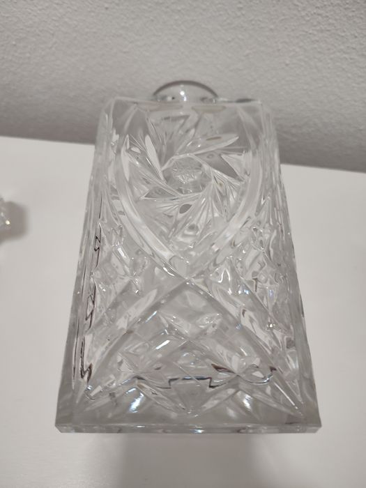 Garrafa de Whisky em cristal da Bohemia