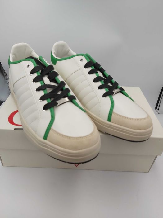 NOWE sneakersy GUESS rozmiar 46 białe zielone trampki