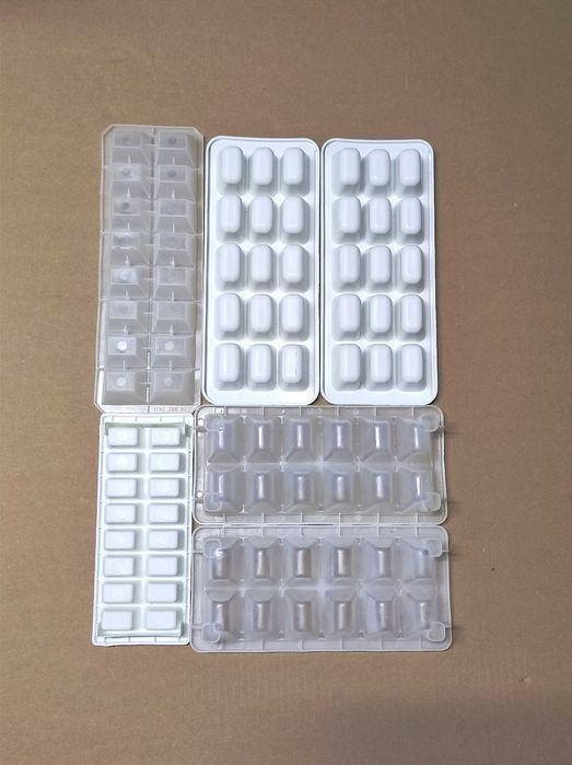 Covetes / couvetes formas cubos gelo plástico congelador arca