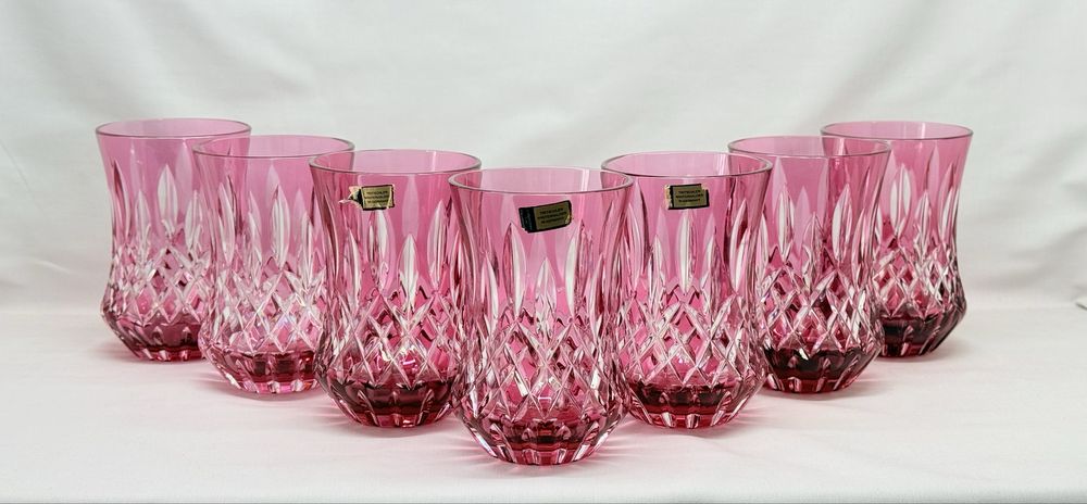 Хрустальные стаканы для воды сока компота мануфактуры Tritschler GDR Германия