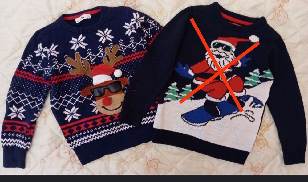 Свитер зимний новогодний