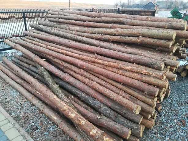 NOWE, Stemple, (stęple) budowlane  i korowane 2-6m- DREWNO OPAŁOWE-DOWÓZ !