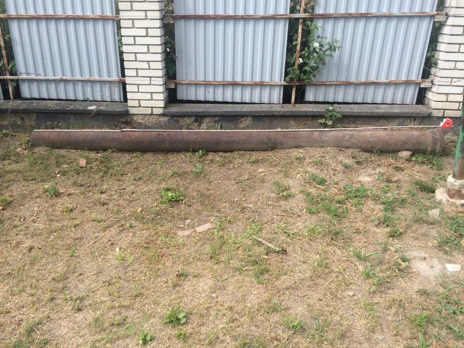 Труба залізна (радянська сталь) довжина 4,1 м