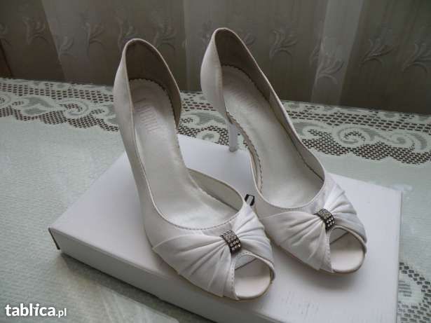 Buty Ślubne materiałowe