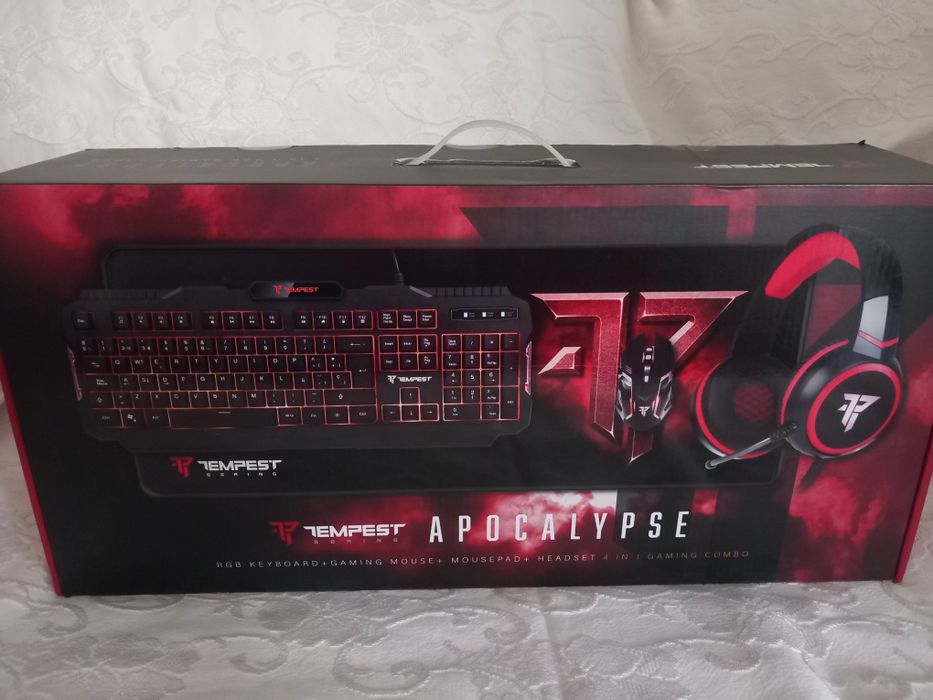 Tempest Apocalypse Combo Gaming Teclado  + Rato + Auriculares + Tapete