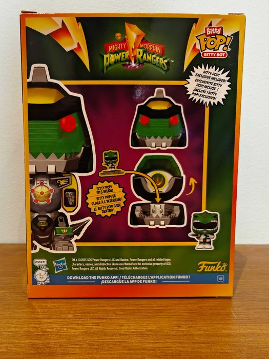 Funko Bitty POP! - Power Rangers - Bitty Bots - Dragonzord with Green Ranger