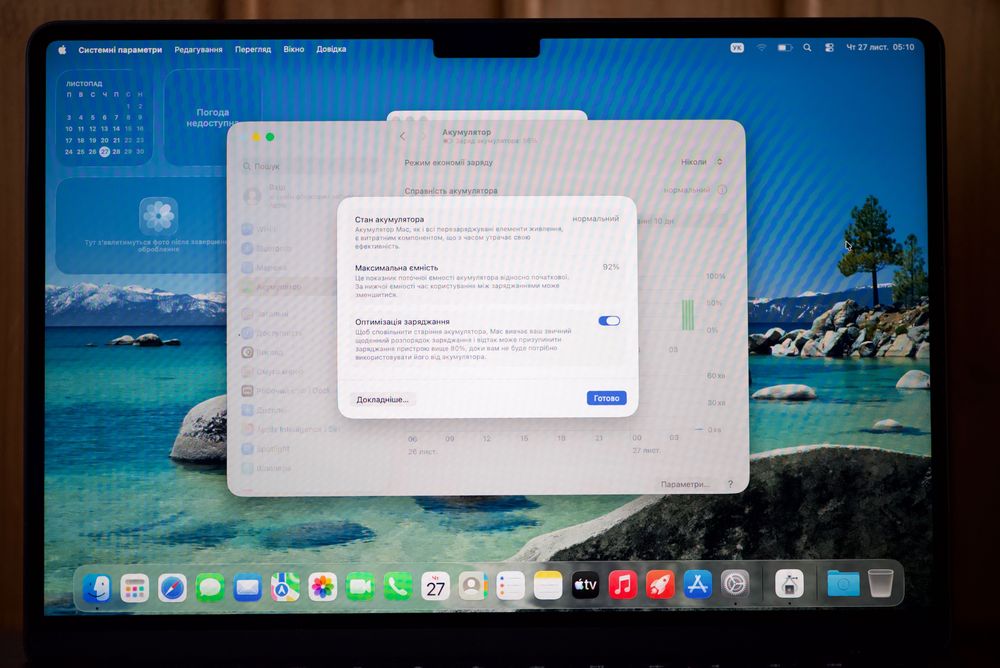 MacBook Air M2 A2681 512GB Midnight 13" 2022 – гарний стан АКБ 92 Київ
