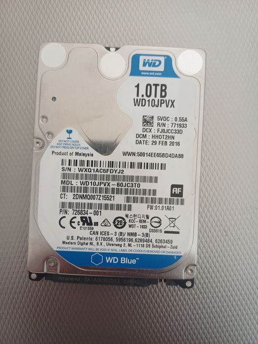 Disco sata de 1tb 2,5