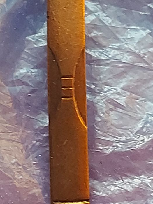 Stara spinka męska do krawata z czasów PRL