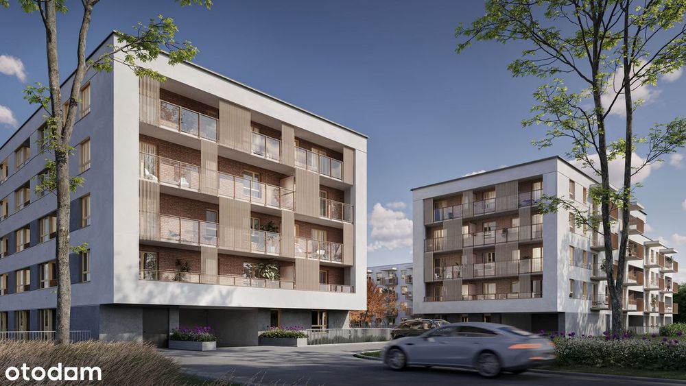 2-pokojowe mieszkanie 43m2 + ogródek Bez Prowizji