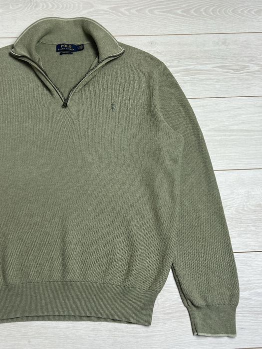 Чоловічий светр polo ralph lauren 1/3 zip old money