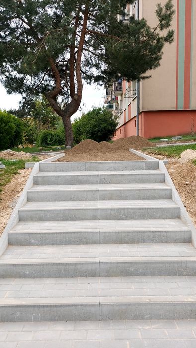 Brukarstwo- układanie kostki brukowej, ogrodzenia, transport