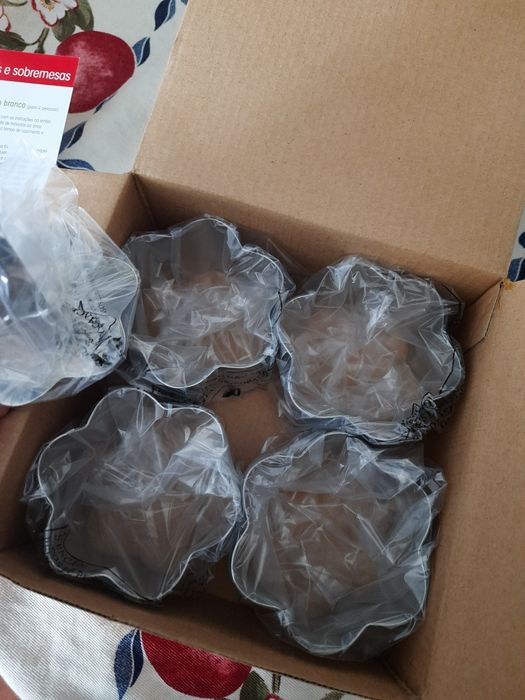 Formas para aperitivos e sobremesas