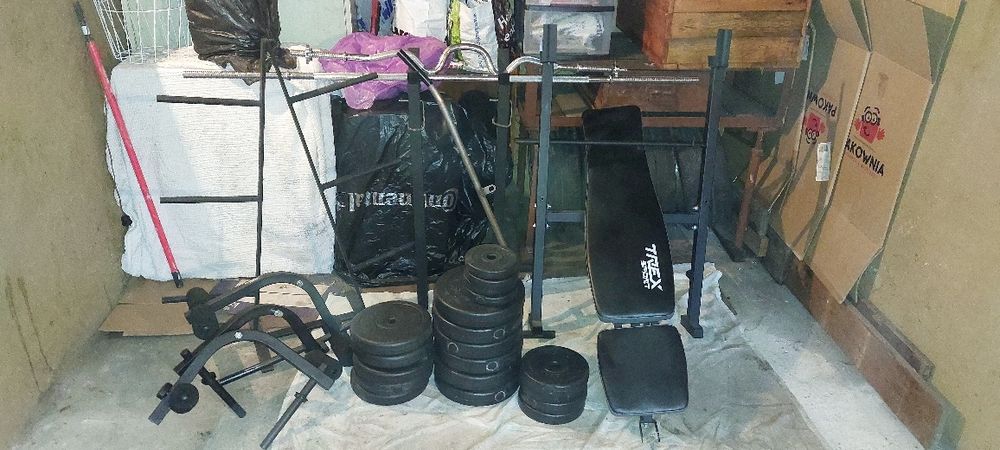 Domowa siłownia ławeczka