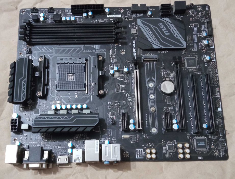 Материнська плата MSI B350 PC Mate (sAM4, AMD B350, PCI-Ex16)