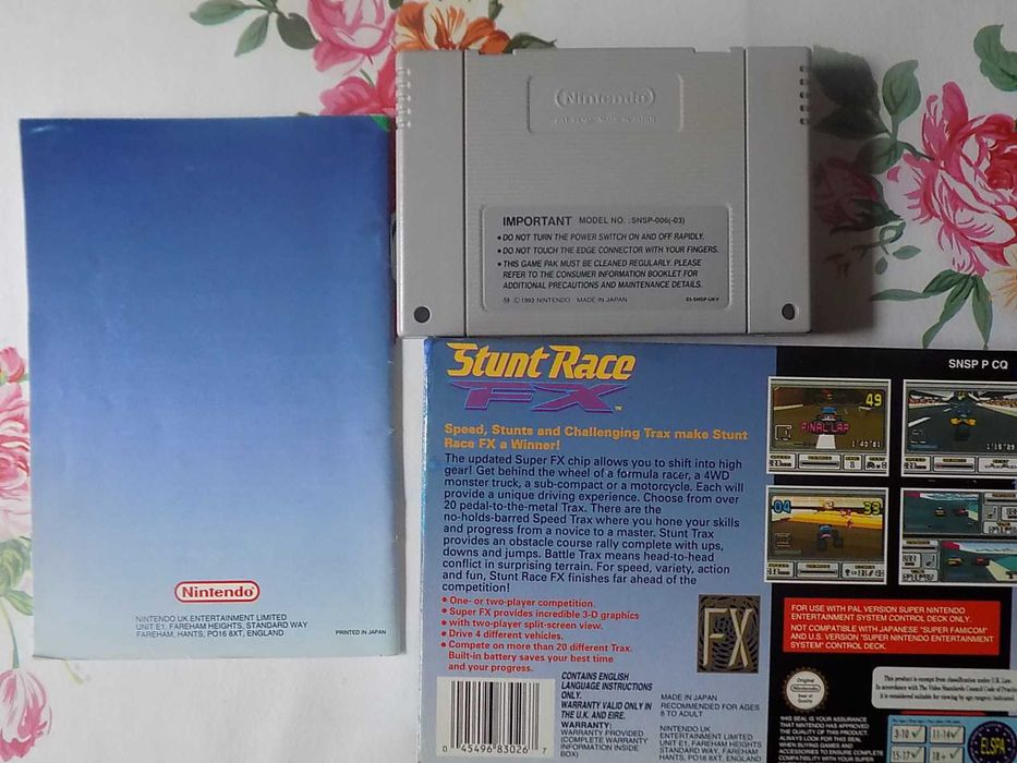 Stunt Race FX - box -gra na Super Nintendo Entertainment System (SNES)