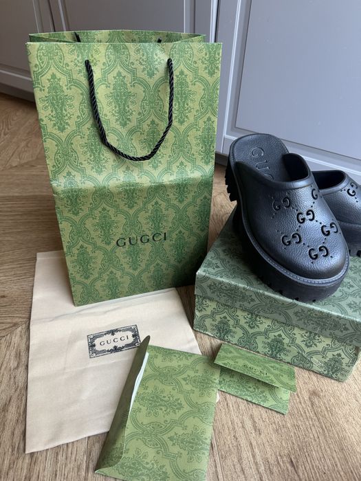 Gucci rubber platform
