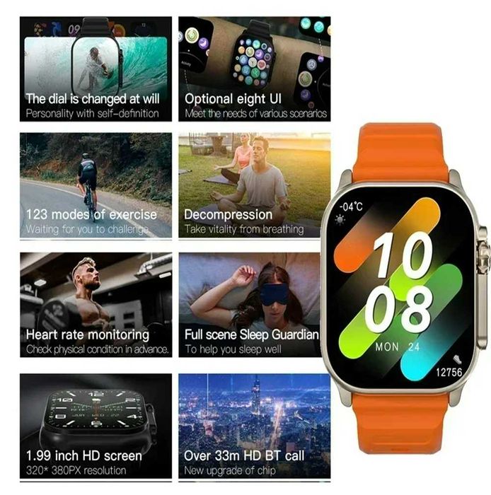 Крутые Смарт Часы наручные IWO Ultra 9 Pro (оригинал)