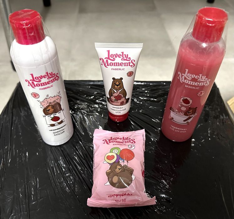 Champô + Gel de Banho + Creme + Sabonete Faberlic