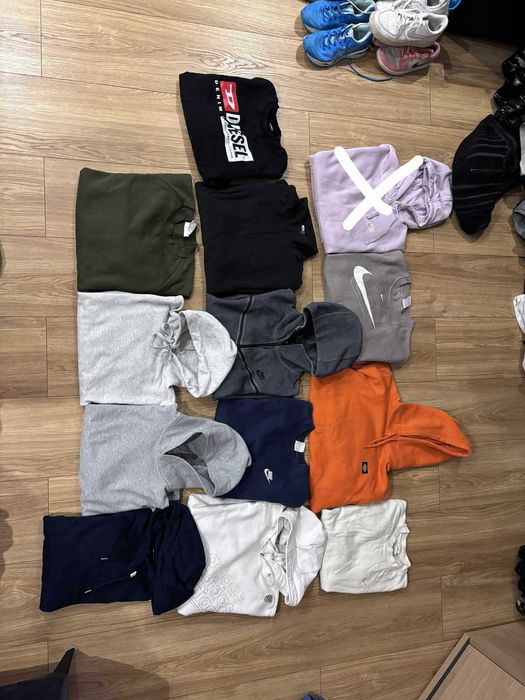 Zestaw markowych ubran ralph lauren nike adidas the north face vintage avant garde